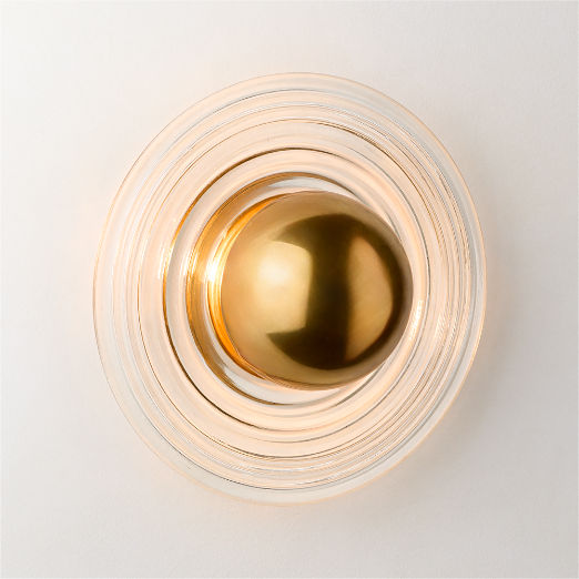 Turno Cast Glass Wall Sconce/ Flush Mount Set of 2