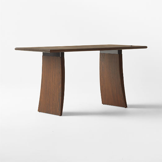 Tuske Brown Wood Desk