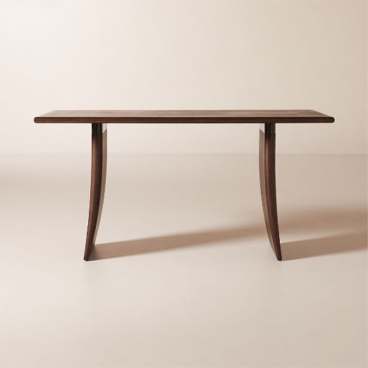 Tuske Brown Wood Desk