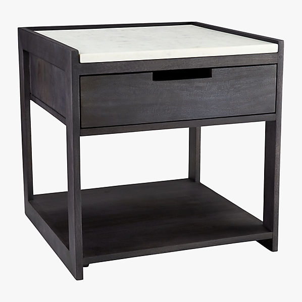 Tux Marble Top Nightstand Reviews Cb2