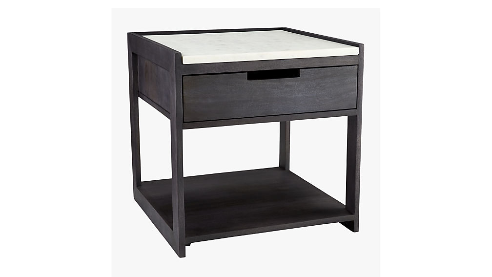 Tux Marble Top Nightstand Reviews Cb2