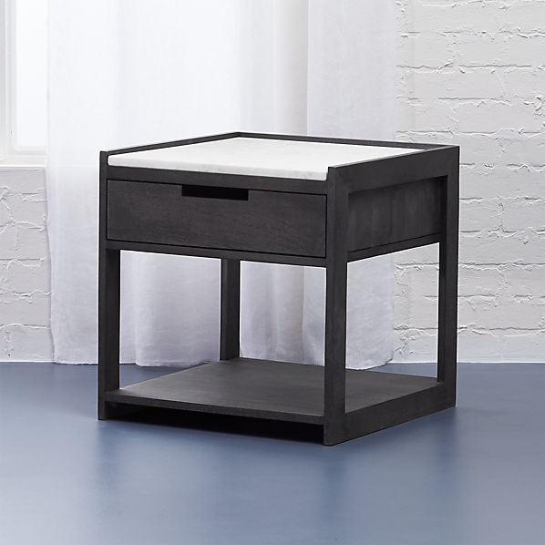 Tux Marble Top Nightstand Reviews Cb2