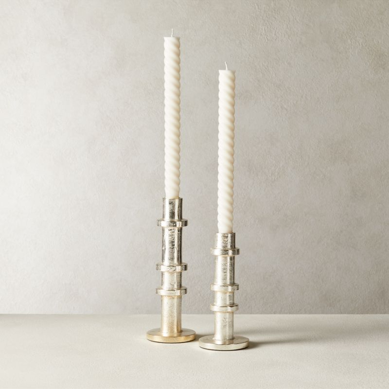 Warm White Twisted Taper Candles Set of 2 - image 1 of 8