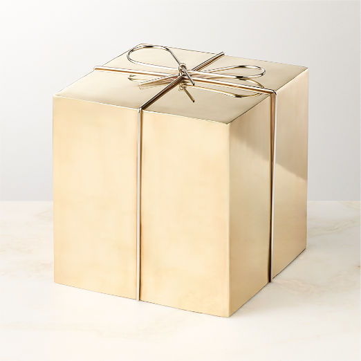 Two-Tone Present 7" Aged Brass