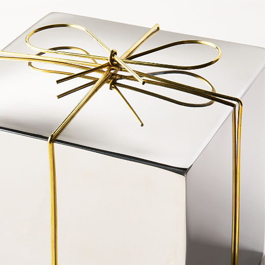 Two-Tone Silver Decorative Presents