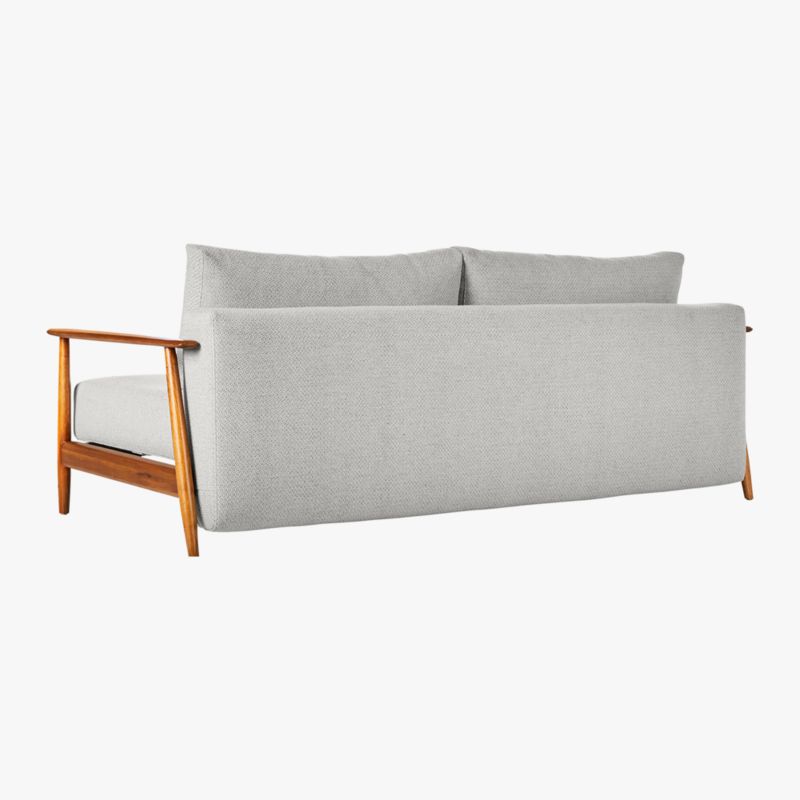 Una 84" Grey Fabric Sleeper Sofa - image 5 of 7