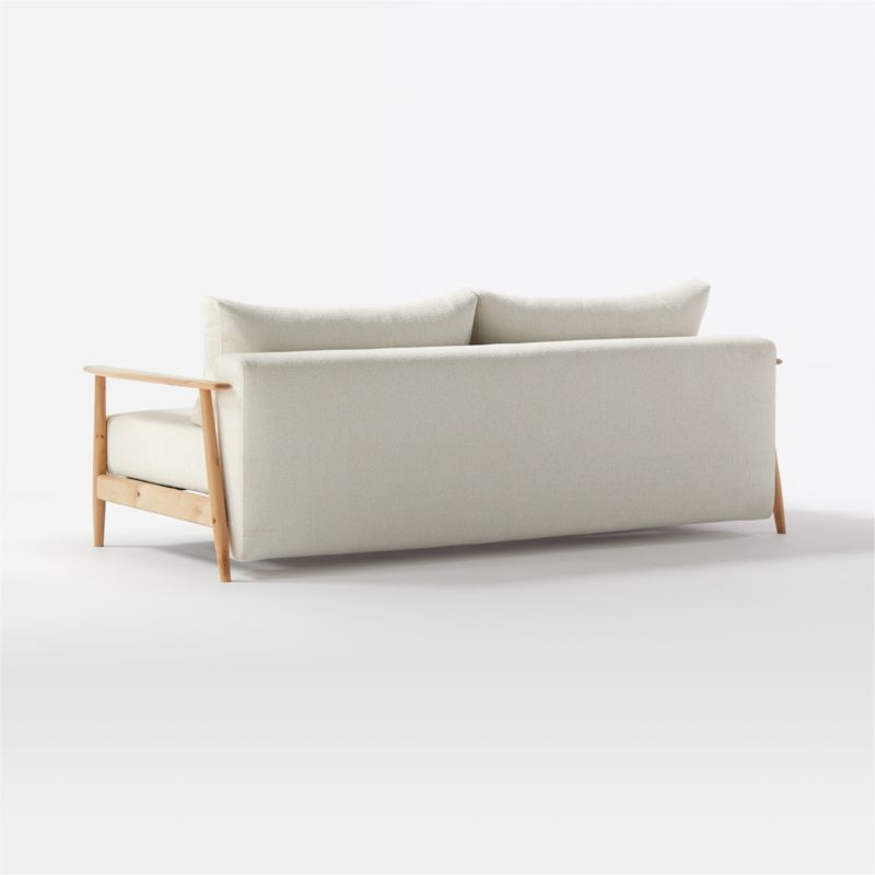 Una 84" Ivory Boucle Sleeper Sofa - image 6 of 8