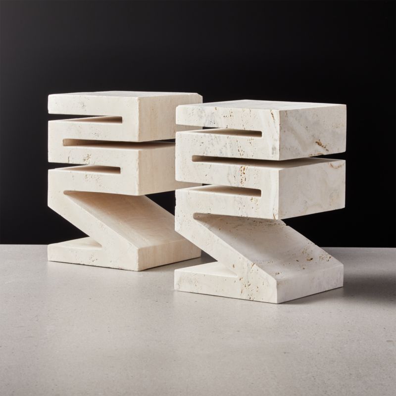 Unfold Travertine Sculpture - image 3 of 6