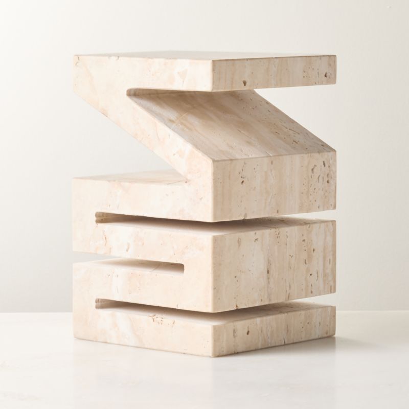 Unfold Travertine Sculpture