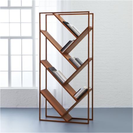 V Bookcase Room Divider Reviews Cb2