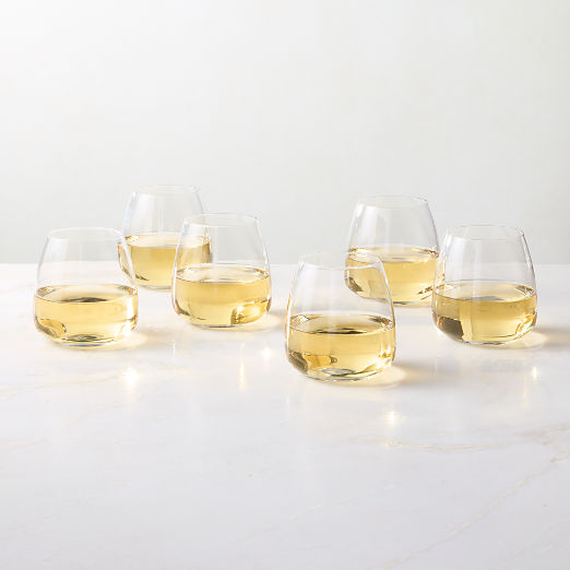 Valentina Stemless Wine Glasses Set of 6