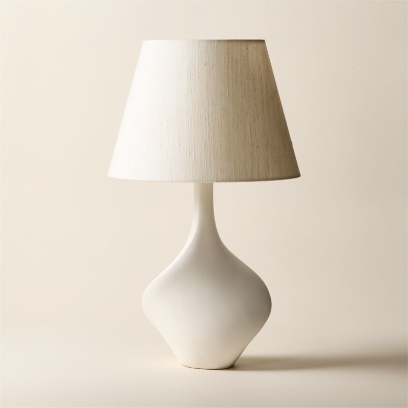 Valis White Resin Table Lamp - image 4 of 5
