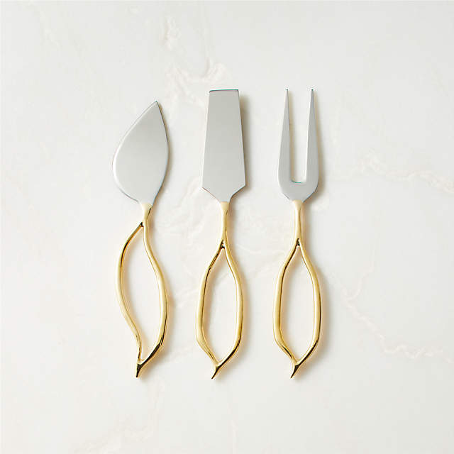 Helms Gold Cheese Knives Set of 3 + Reviews