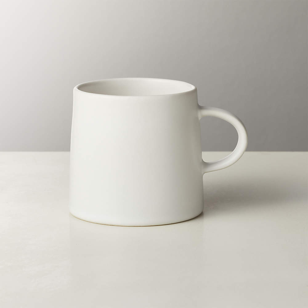 Set of 4 88878-70ml Espresso Cups by Easy Living Goods Matte White Porcelain 2.3 Ounce 