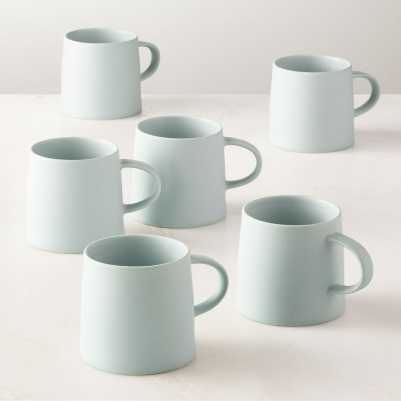 View Valley Blue Coffee Mug Set of 6 details