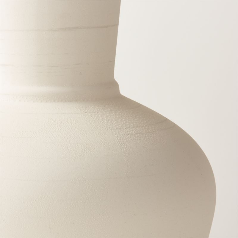 Valo Matte White Ceramic Vase - image 3 of 8