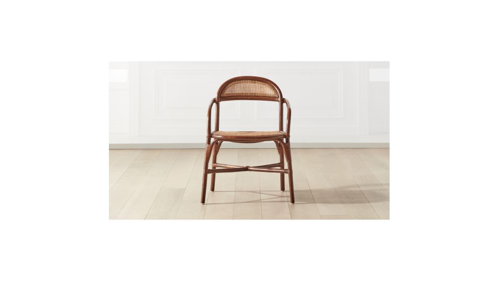 Valzer Natural Rattan Dining Chair | CB2 Canada