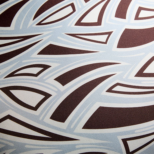 Varenna Italian Patterned Silk Throw Pillow 23"x23"