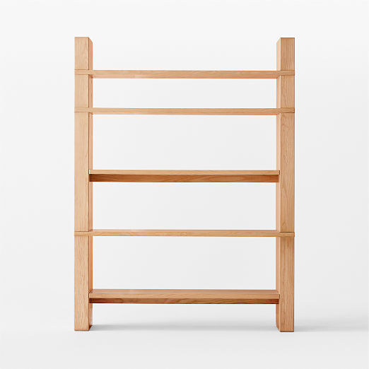 Varri Ash Wood Tall Bookcase