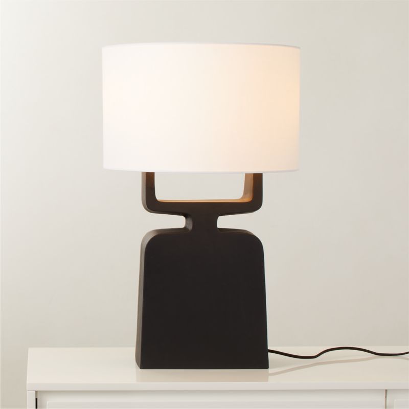 Veela Black Cast Aluminum Table Lamp - image 0 of 4