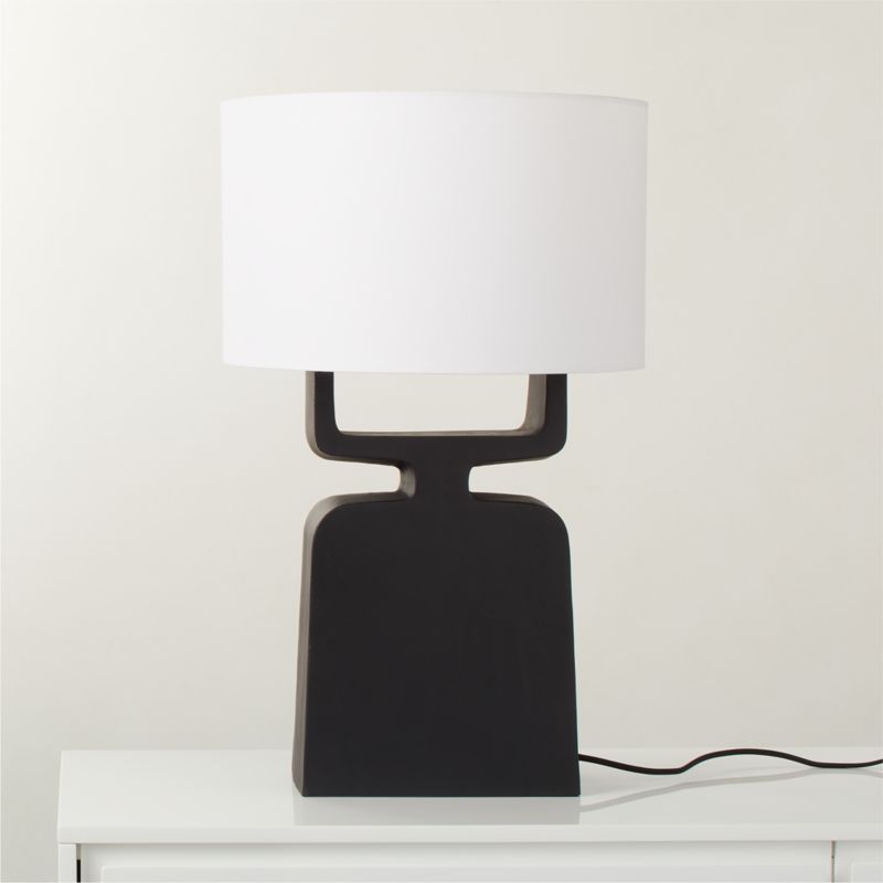 Veela Black Cast Aluminum Table Lamp - image 2 of 4