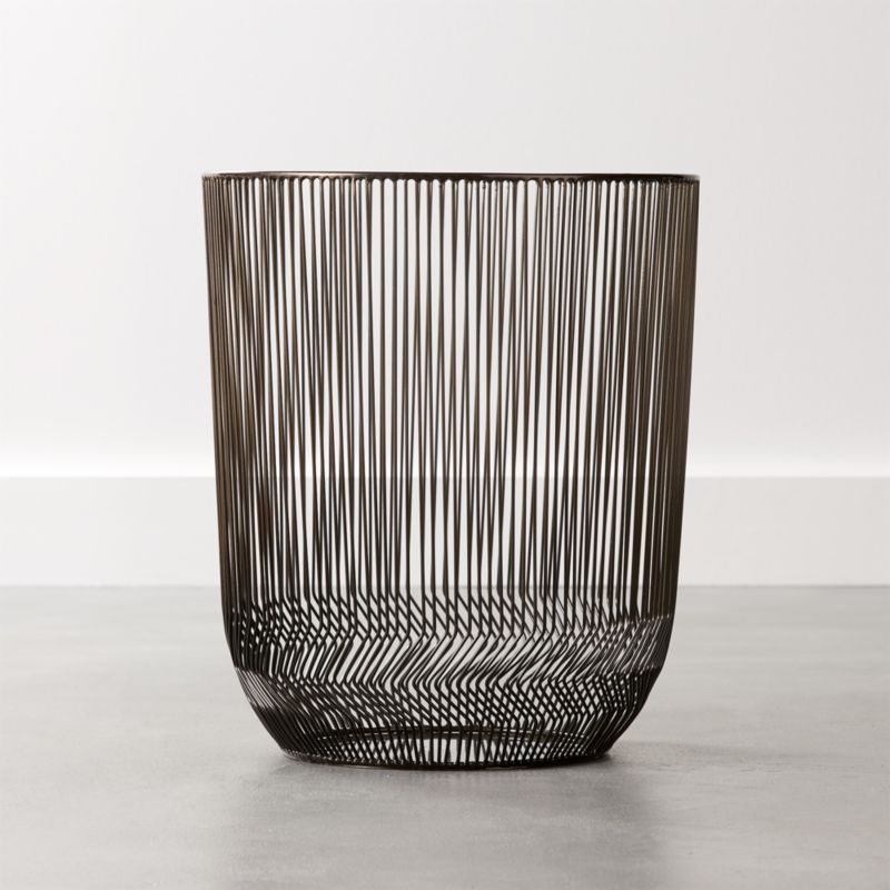 modern waste baskets CB2