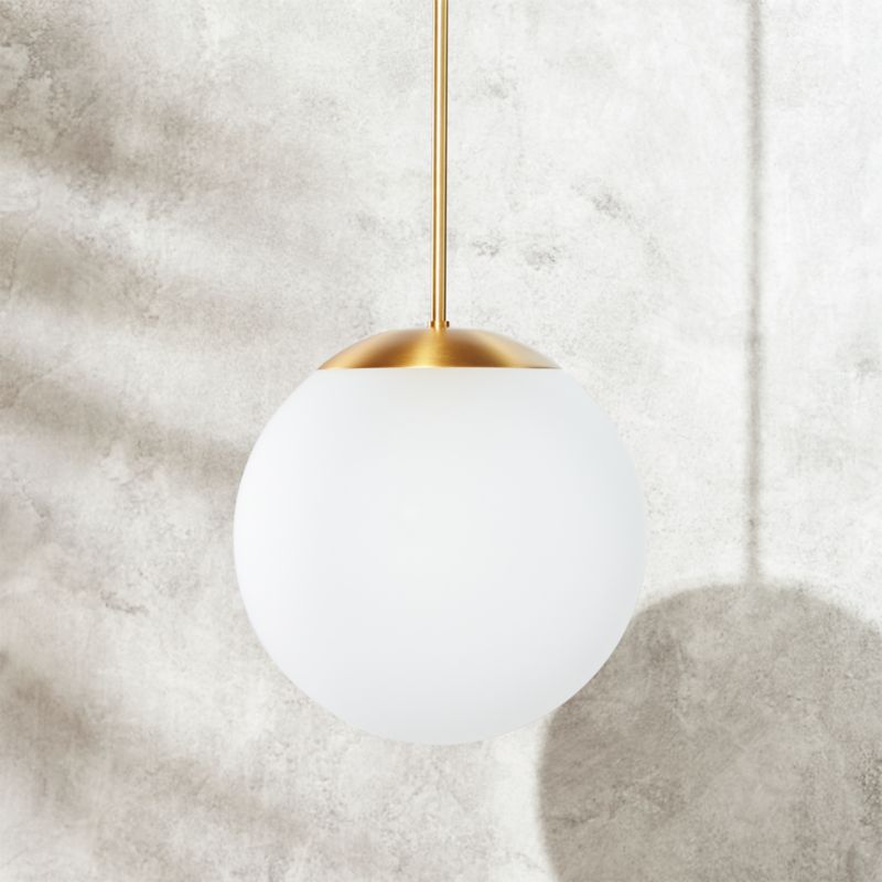 View Vega Indoor-Outdoor Brass Pendant Light details
