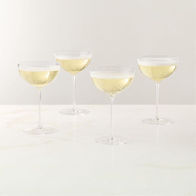 View Vell Coupe Glasses Set of 4 by Kravitz Design details
