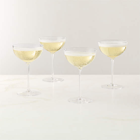 Vell Coupe Glasses Set of 4 by Kravitz Design
