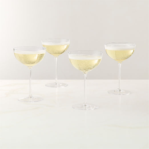 Vell Coupe Glasses Set of 4 by Kravitz Design