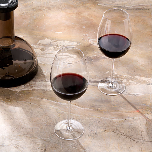 Vell Red Wine Glasses Set of 4 by Kravitz Design