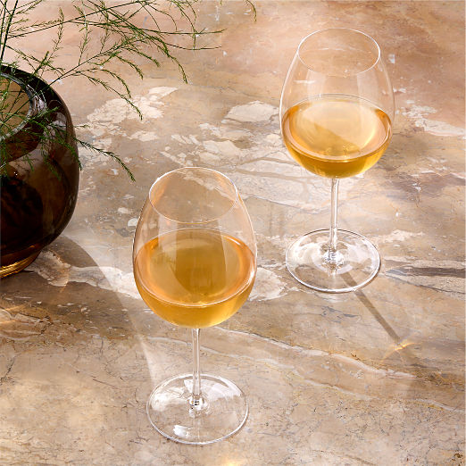 Vell White Wine Glasses Set of 4 by Kravitz Design