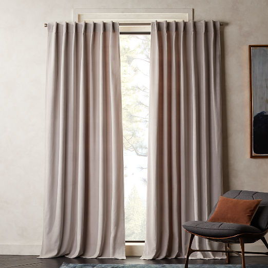 Silver Curtains | CB2