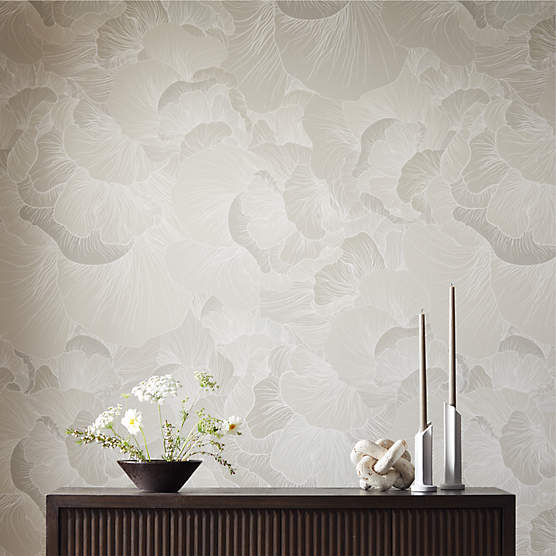 Lyptus Modern Green Botanical Wallpaper + Reviews | CB2