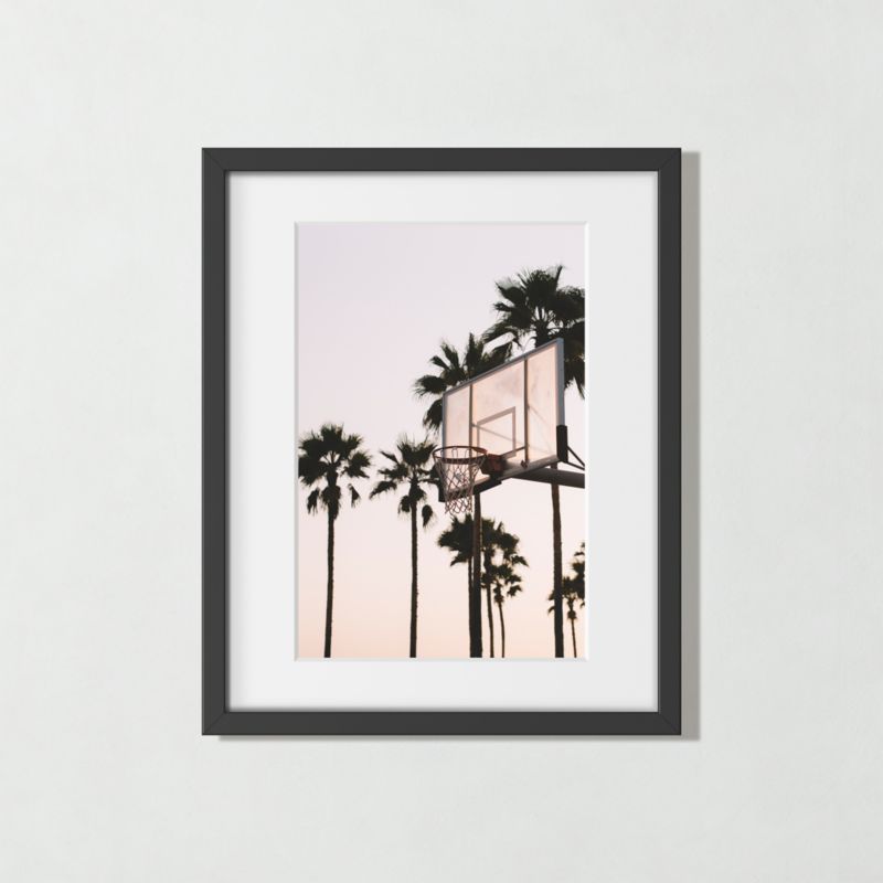 'Venice Hoops' Photographic Print in Black Frame 17.75"x21.75" - image 0 of 5