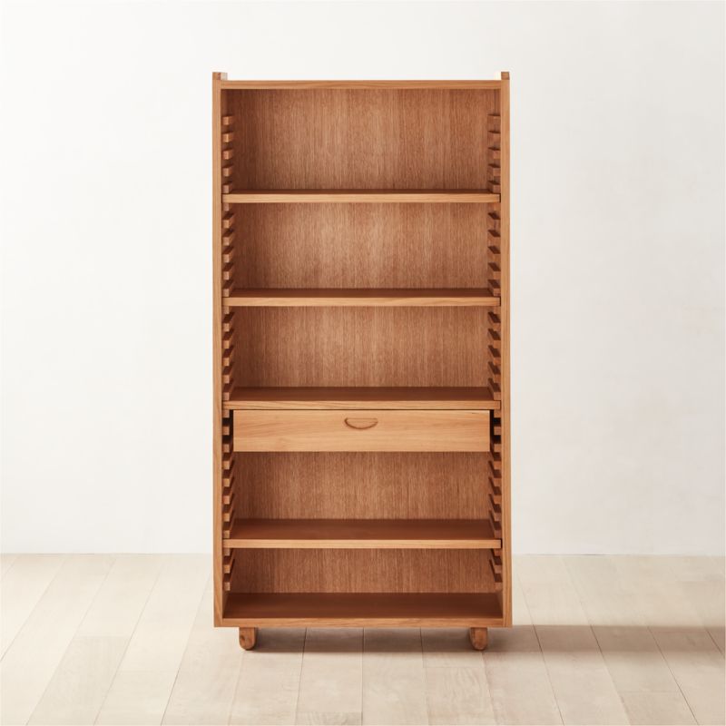 Ventura White Oak Tall Bookcase by Lawson-Fenning - image 6 of 13