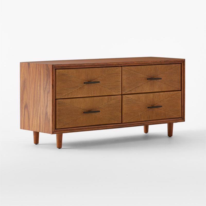 Verano Modern 4Drawer Rattan Dresser + Reviews CB2 Canada