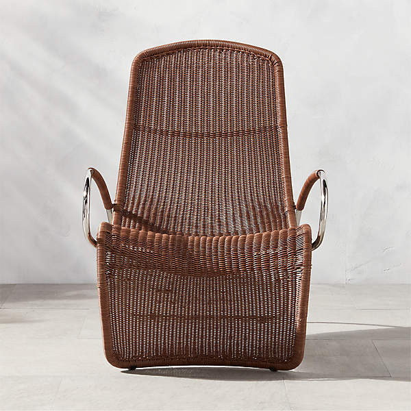 cb2 woven chair