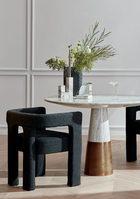 Stature Black Dining Armchair - image 4 of 14