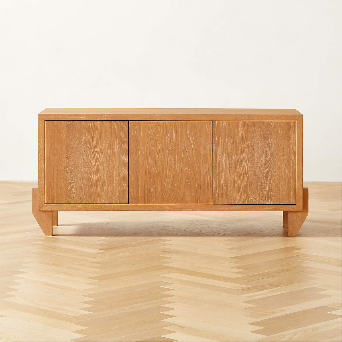 Vice Modern Wood Media Console + Reviews CB2 Canada