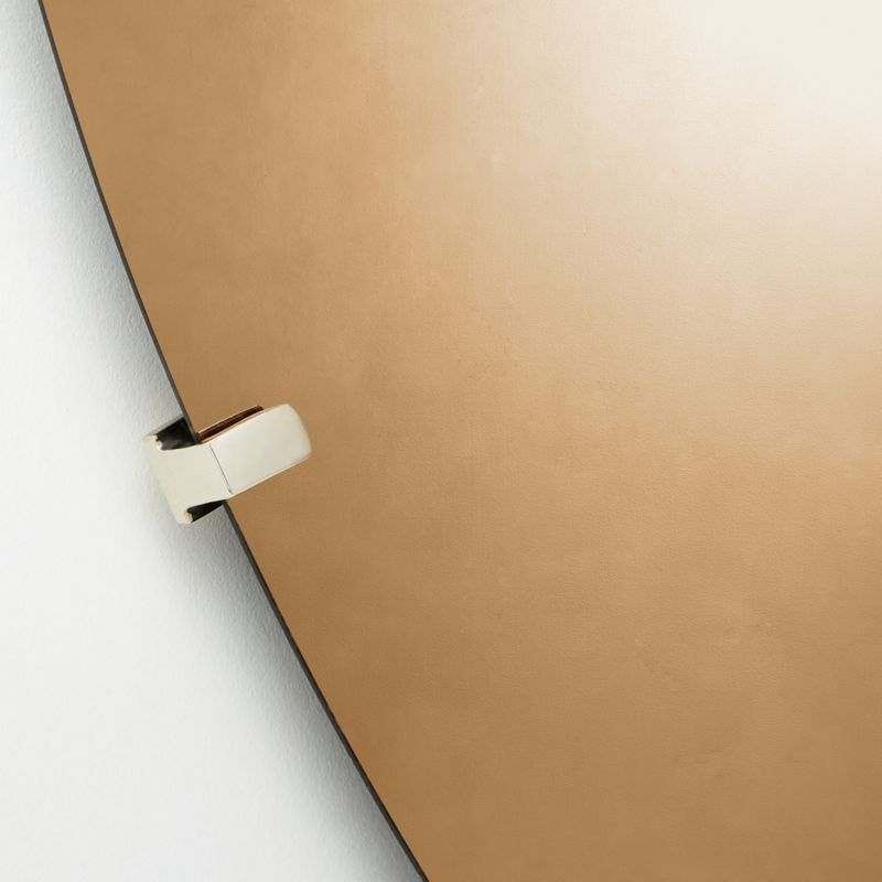 Vidro Convex Smoked Round Wall Mirror 48" - image 3 of 7