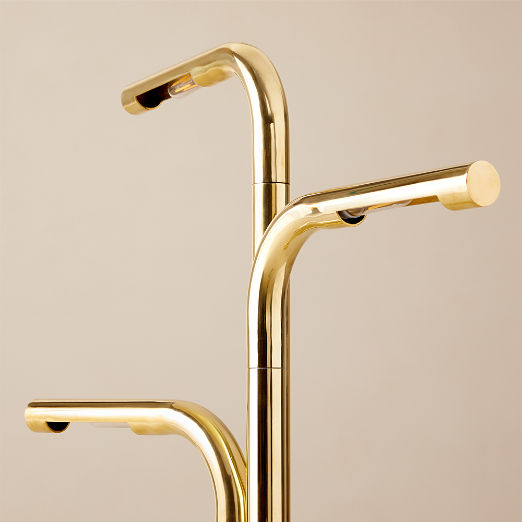 Viewpoint Articulating Brass Task Floor Lamp