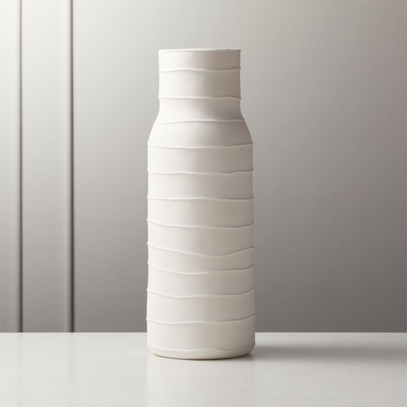 Shop Viga Striped Vase + Reviews | CB2 from CB2 on Openhaus