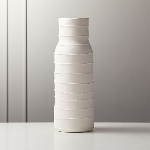 White Vases CB2