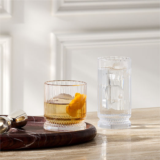 Vincent Double Old-Fashioned Glasses Set of 4