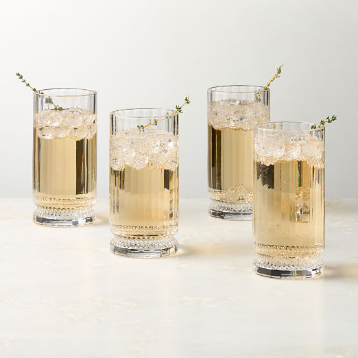 Vincent Highball Glasses Set of 4