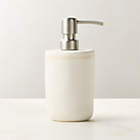 Violeta White Ceramic Soap Pump