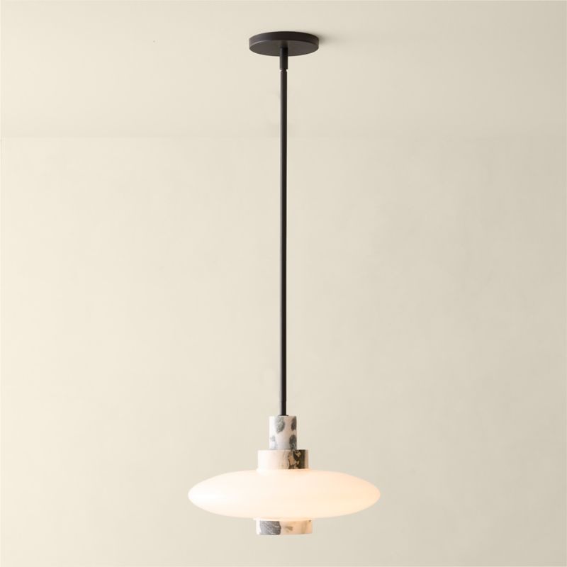Virgo Contrast Marble Pendant Light - image 6 of 10