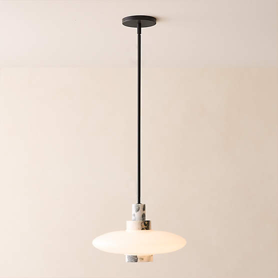 Virgo Contrast Marble Pendant Light