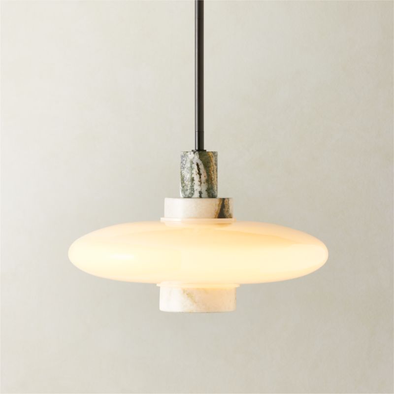 Virgo Contrast Marble Pendant Light - image 0 of 8